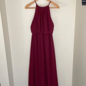 Lush Burgundy Maxi Dress form Nordstrom